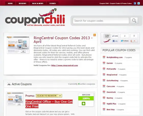 coupon codes