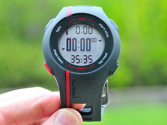 The Garmin Forerunner Close Up