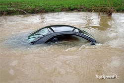 Mercedes in the River Sence