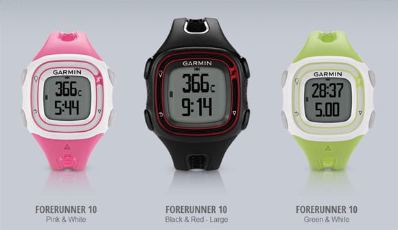 The Garmin Forerunner 10 Range of GPS Enabled Running Watches