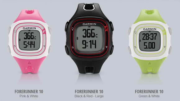 The 3 Different Colors Available on the Garmin FR10