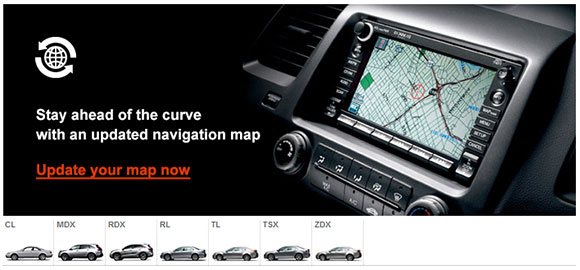 Update your Acura Navigation System