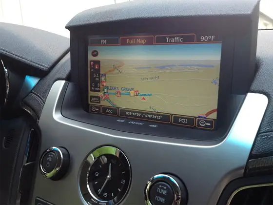 Update Cadillac CTS GPS Maps System Software