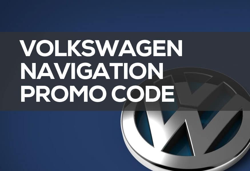 VW and Volkswagen Navigation Coupon Promo Code