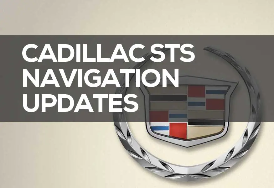 Cadillac STS Navigation DVD Disc