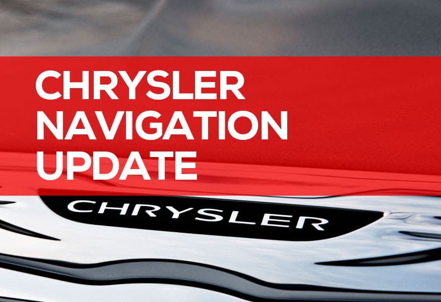 Chrysler Navigation Update: Cheap GPS Update Disc