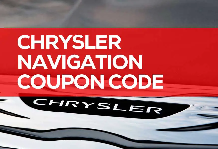 Chrysler Navigation Coupon Code