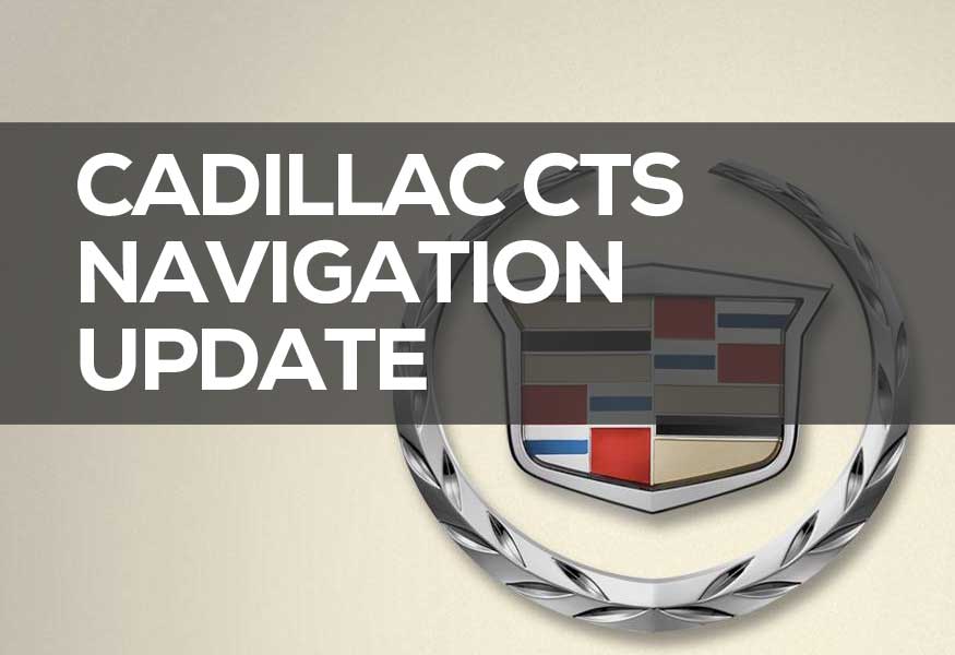 cadillac CTS navigation update