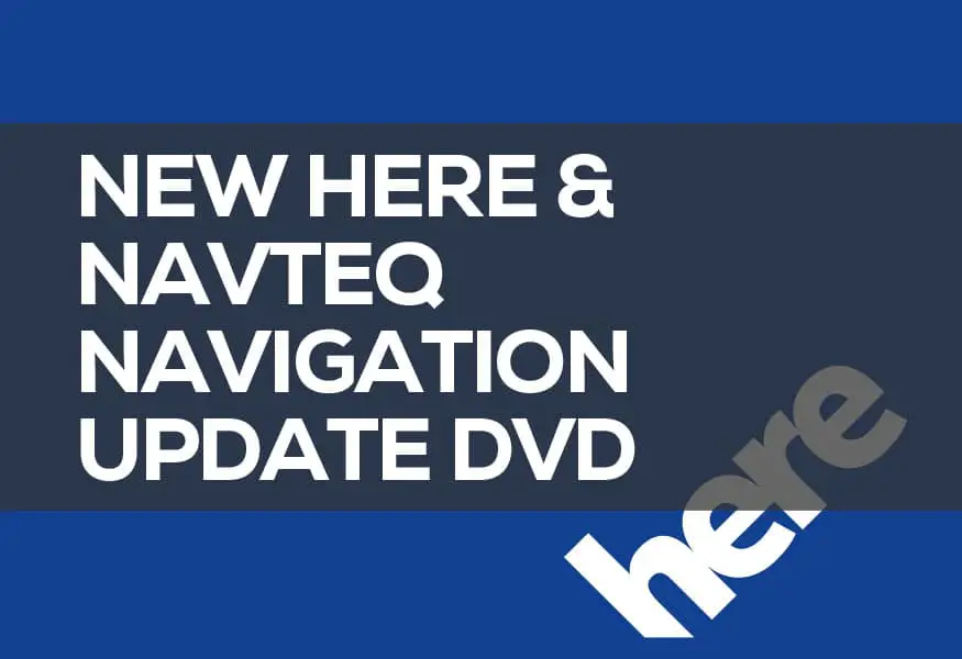HERE DVD New Navigation Update DVD