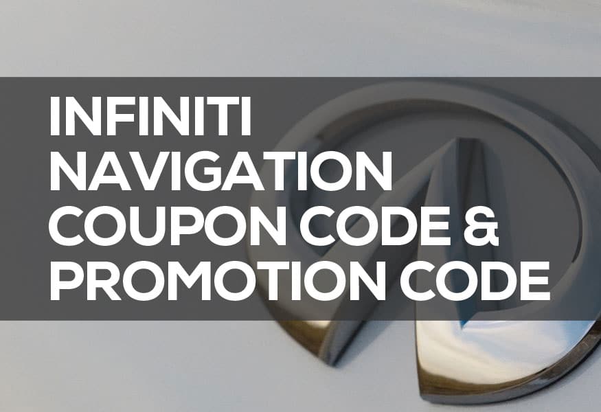 Infiniti Navigation Promotion Code