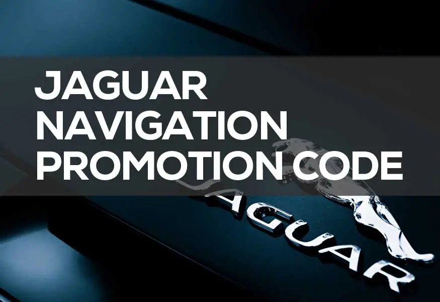 Jaguar Navigation Promotion Code