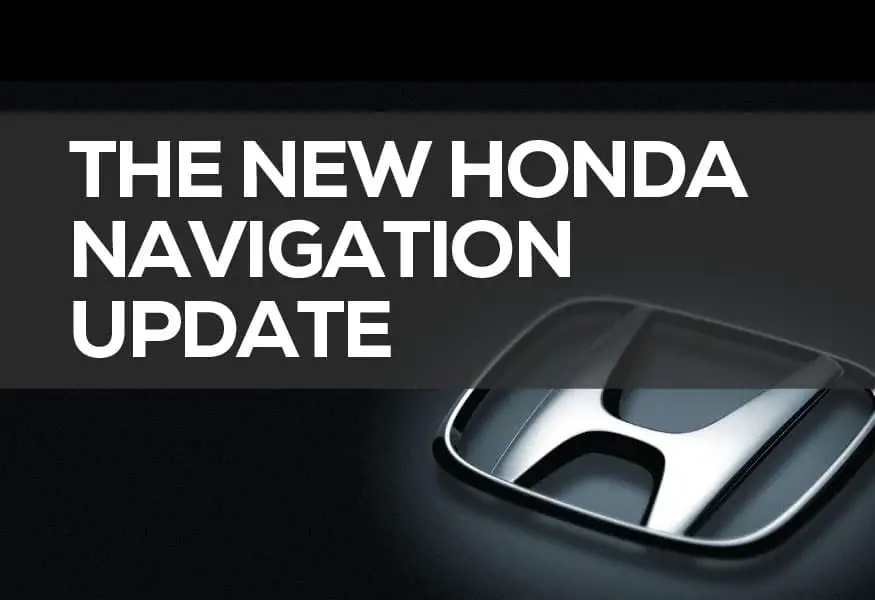 Honda Navigation Update